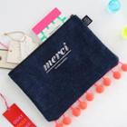 Pom-pom Lettering Pouch
