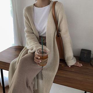 Long Open Front Cardigan