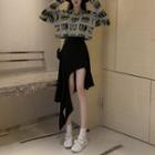 Set: Loose-fit Top + Asymmetric Skirt