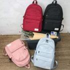 Set: Embroidered Lightweight Backpack + Rabbit Bag Charm