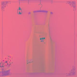 Embroidered Overall Dress