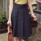 Wrapped A-line Skirt