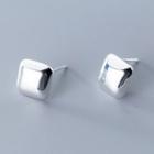 925 Sterling Silver Square Stud Earring