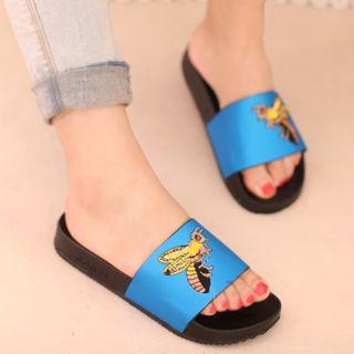 Embroidered Mules