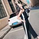 Strapless Tie-waist Jumpsuit