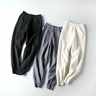 High Waist Straight Leg Pants