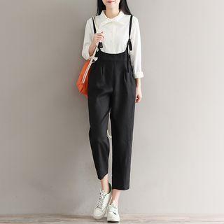 Suspender Linen Cotton Dungaree
