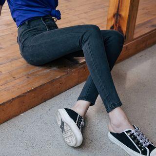 Crop Fleece Lined Skinny Jeans