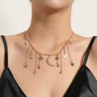 Star & Crescent Choker Necklace