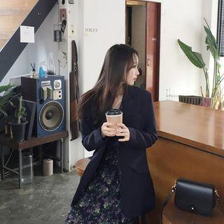 Boxy-fit Single-breasted Blazer