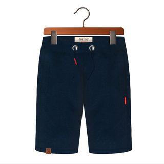 Pocketed Straight Plain Slim Shorts
