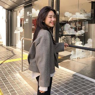 Wool Herringbone Jacket