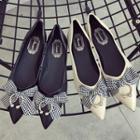 Ribbon Pointed Flats