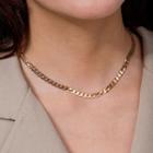 Chain Necklace 1 Pc - Nz182 - Chain Necklace - Gold - One Size