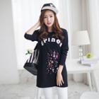 Printed Long Sweatshirt