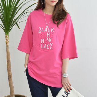 Black Printed T-shirt
