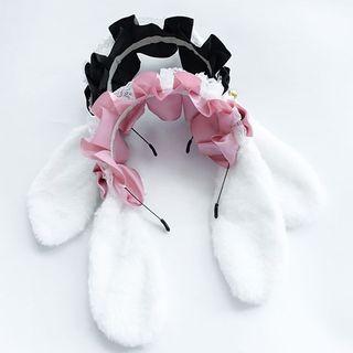 Rabbit Ear Chenille Fabric Headband