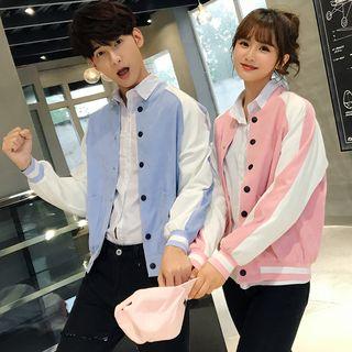 Couple Matching Corduroy Button Jacket