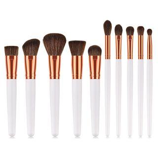 Set Of 10: Makeup Brush 145 - 10 Pcs - One Size