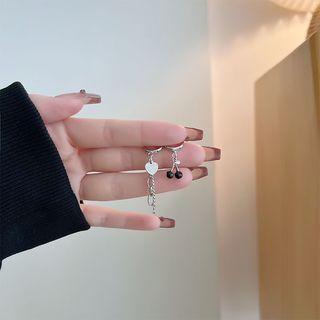 Cherry Asymmetrical Alloy Dangle Earring