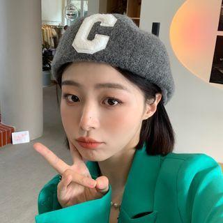 C Applique Beret