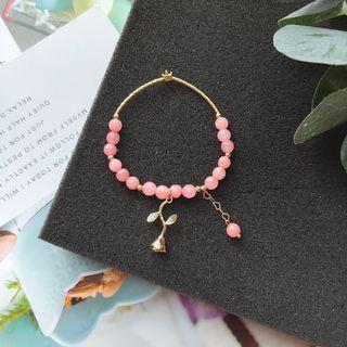 Bead Bracelet Pink - One Size