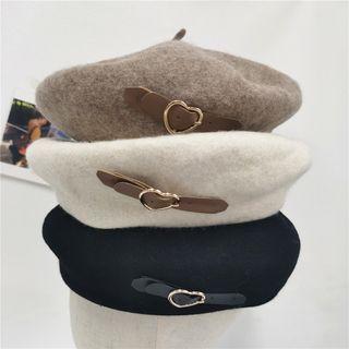 Belt Wool Beret Hat