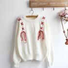 Plaid Ribbon Sweater