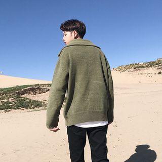 Turtleneck Zip-up Sweater