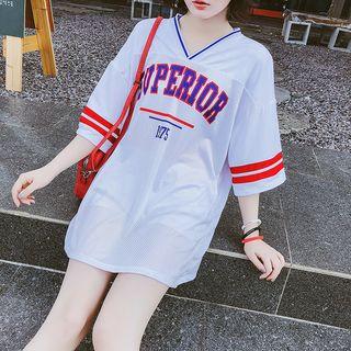 Set: Sports Tankini + Short-sleeve T-shirt