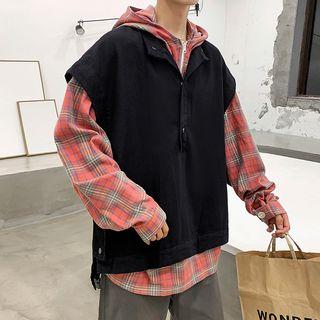 Placket Letter Vest