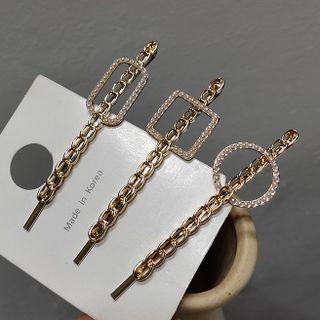 Faux Pearl Alloy Chain Hair Pin (various Designs)