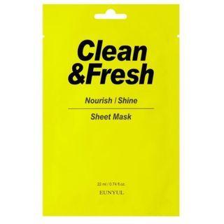 Eunyul - Clean & Fresh Sheet Mask - 10 Types #01 Nourish / Shine