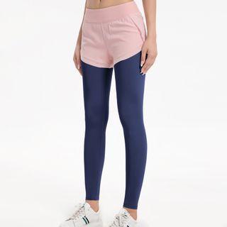 Short Insert Yoga Pants