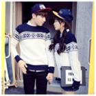 Nordic Print Couples Sweater