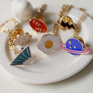 Cartoon Chain Collar Brooch