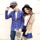 Couple Matching Check Blazer