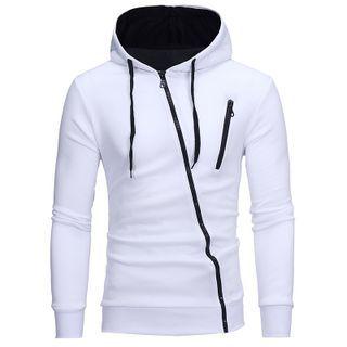 Long-sleeve Asymmetric Zipped Jacket