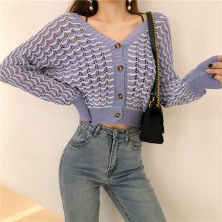 Wavy Strip Cardigan