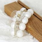 Faux Pearl Hair Clamp White - One Size