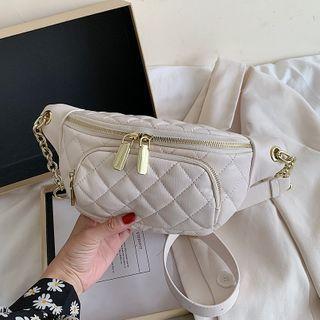 Quilted Chain Belt Bag
