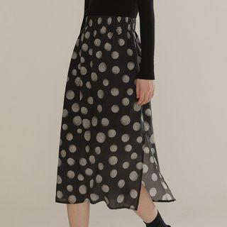 Slit-side Planet Skirt