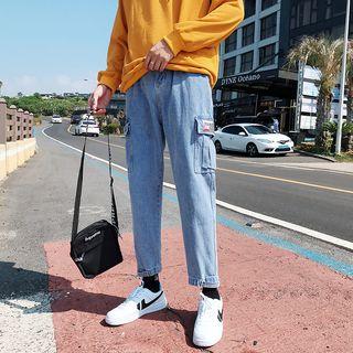 Pocketed Baggy Jeans