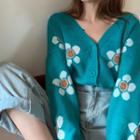 Flower Cardigan As Shown In Figure - One Size