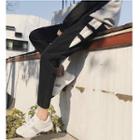 Panel Straight Cut Corduroy Pants