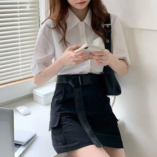 Elbow-sleeve Shirt / Cargo Shorts