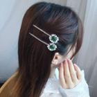 Faux Pearl Gemstone Hair Pin As Shown In Figure - One Size
