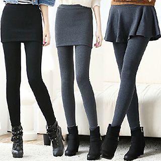 Inset Skirt Leggings (3 Designs)