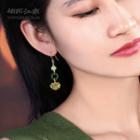 Retro Lotus Dangle Earring