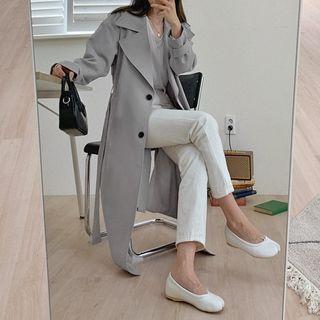 [lovb] Wide-lapel Trench Coat